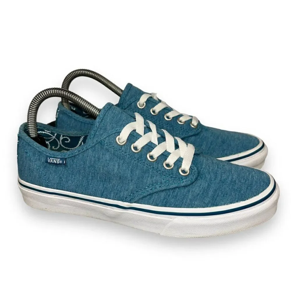 Vans Camden Skate Sneakers Heather Blue / White‎ Women's 8